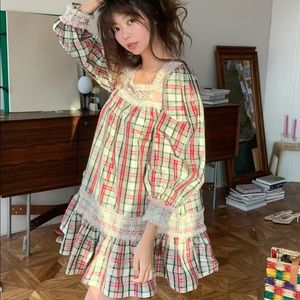 Doen Plaid MAGNA DRESS